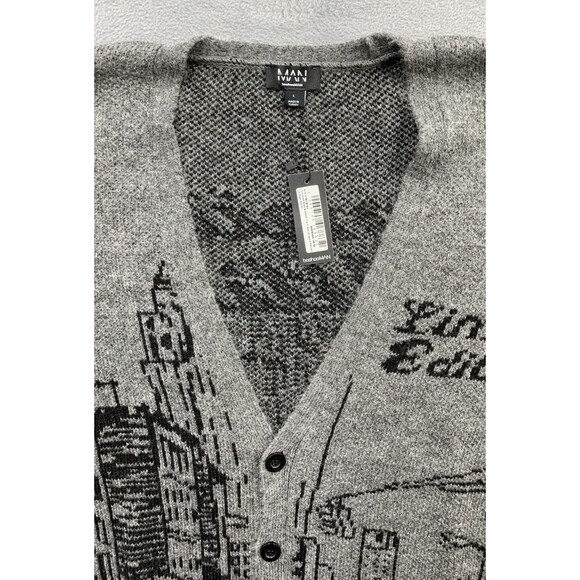 Boohoo Gray and Black Limited Edition Cardigan - Picture 11 of 16